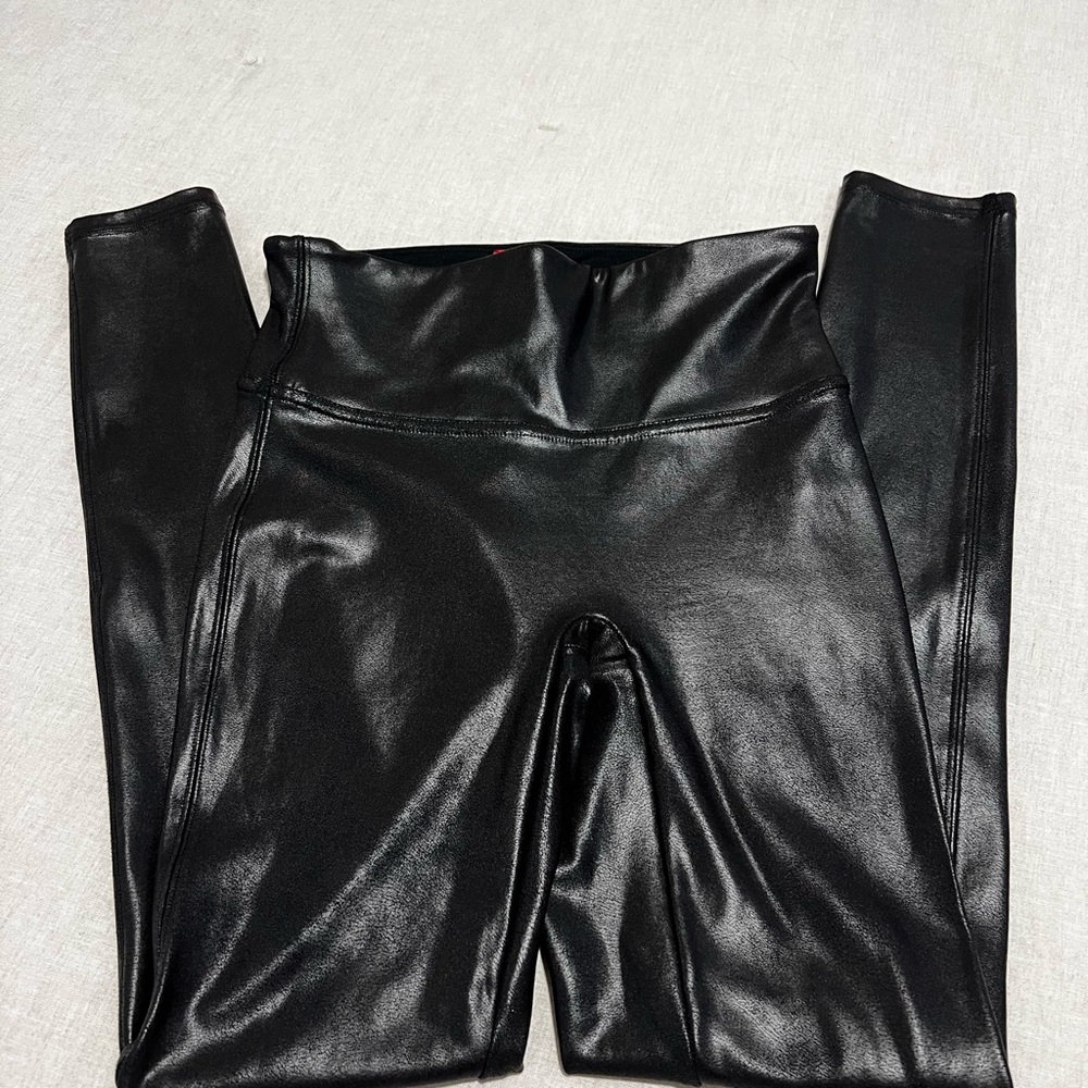 SPANX Classic Black Leggings Small Petite